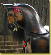 Large Chestnut Rocking Horse