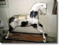 Ayres circa 1895 rocking horse before restoration