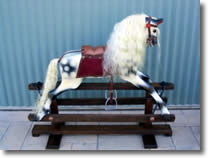 Bartlett No3 rocking horse after restoration