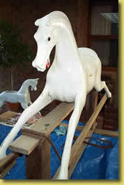 Rocking horse with no fittings
