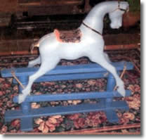 rocking horse before