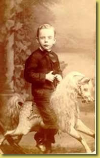 Boy on Rocking Horse