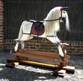 Large Grey Rocking Horse Right